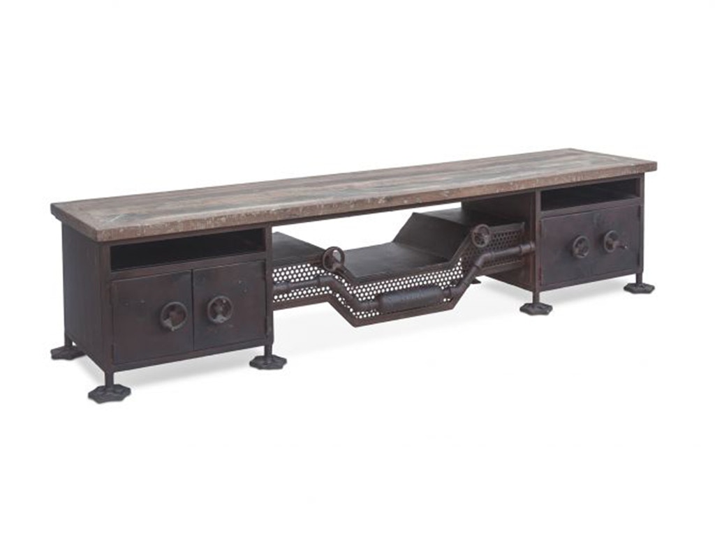 Home Trends Design Living Room Steampunk 74 Low Sideboard